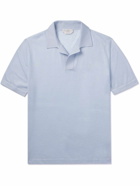 Gabriela Hearst - Stendhal Cashmere Polo Shirt - Blue