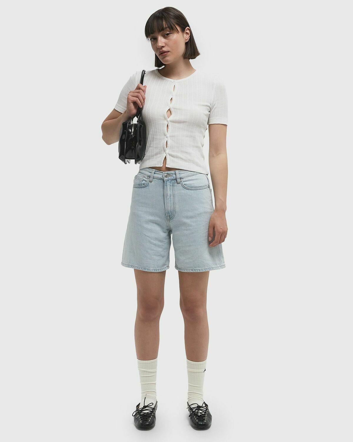 Samsøe & Samsøe SASHELLY SHORTS 15619 Blue Womens Casual Short