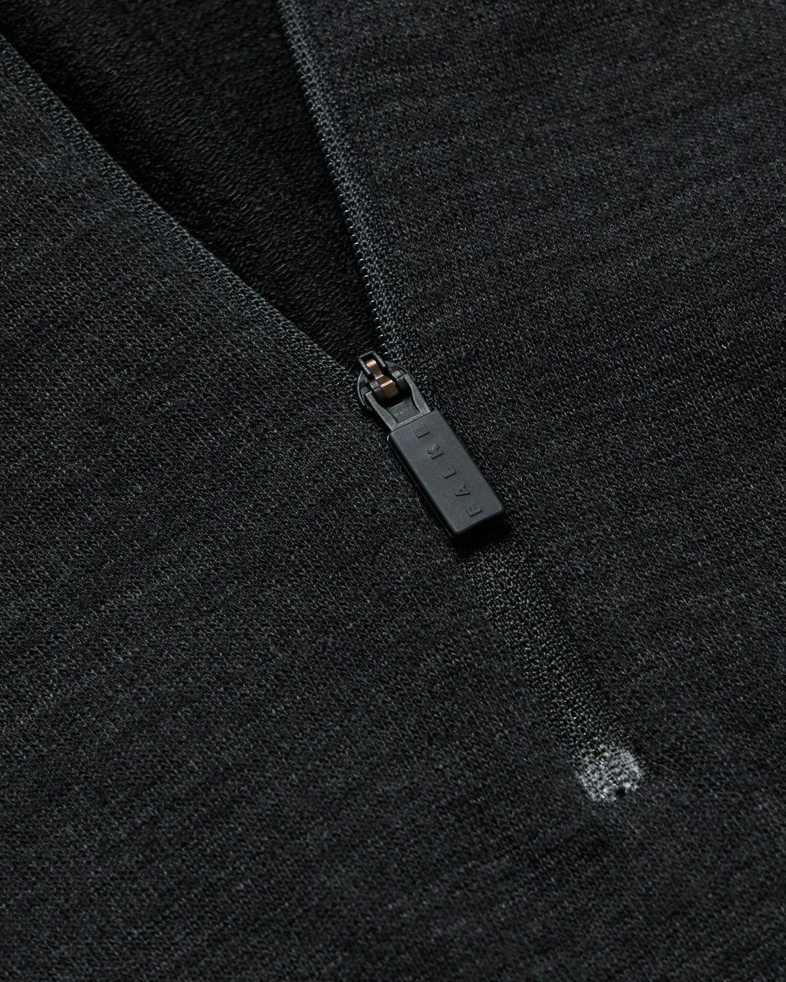Falke - Printed Virgin Wool-Blend Half-Zip Ski Base Layer - Black