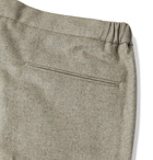 Incotex - Slim-Fit Mélange Virgin Wool Trousers - Neutrals