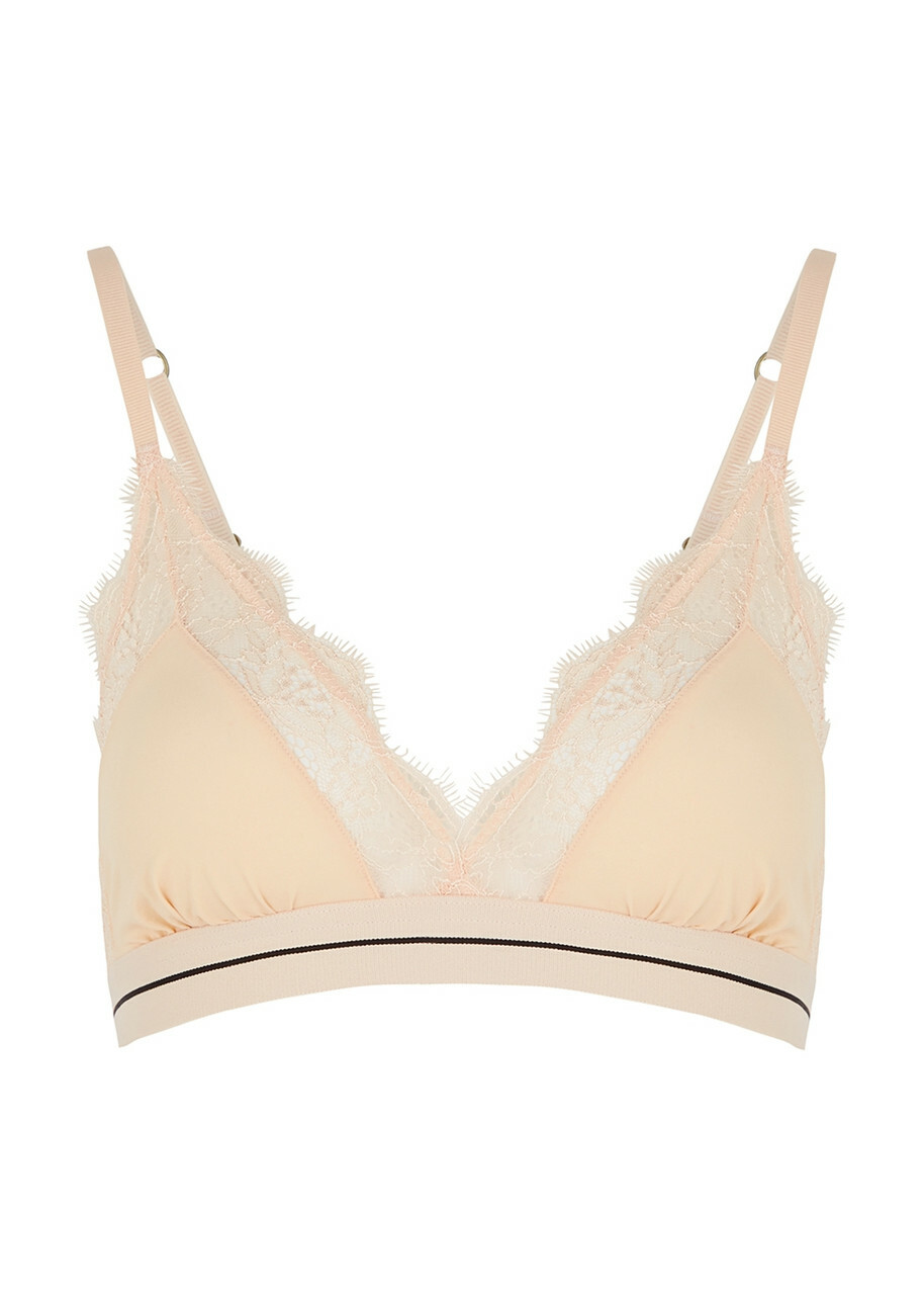 Love Stories Love Lace Almond Soft-cup bra Cream