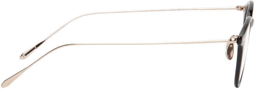YUICHI TOYAMA. Black & Gold Kikusui Glasses