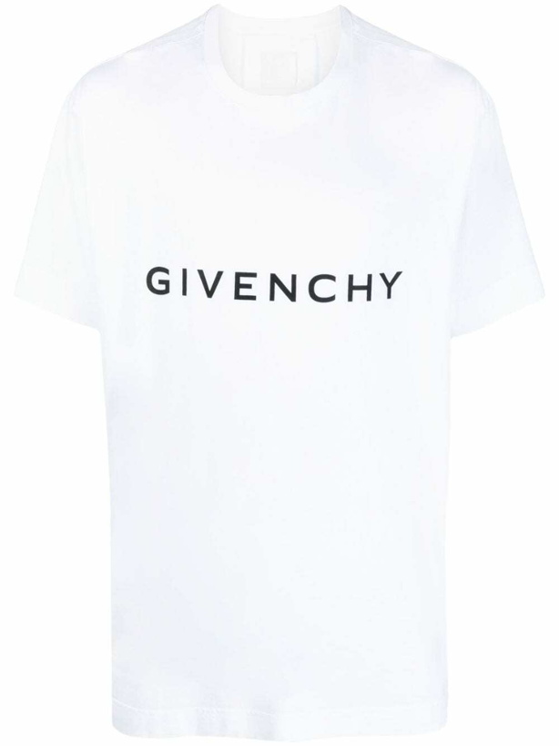 Photo: GIVENCHY - Logo Cotton Oversized T-shirt