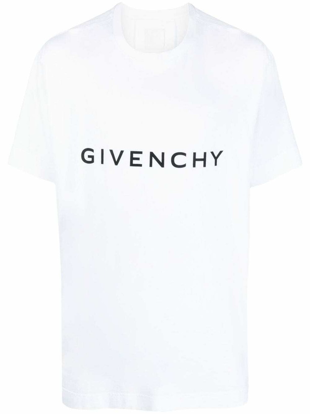 Photo: GIVENCHY - Logo Cotton Oversized T-shirt