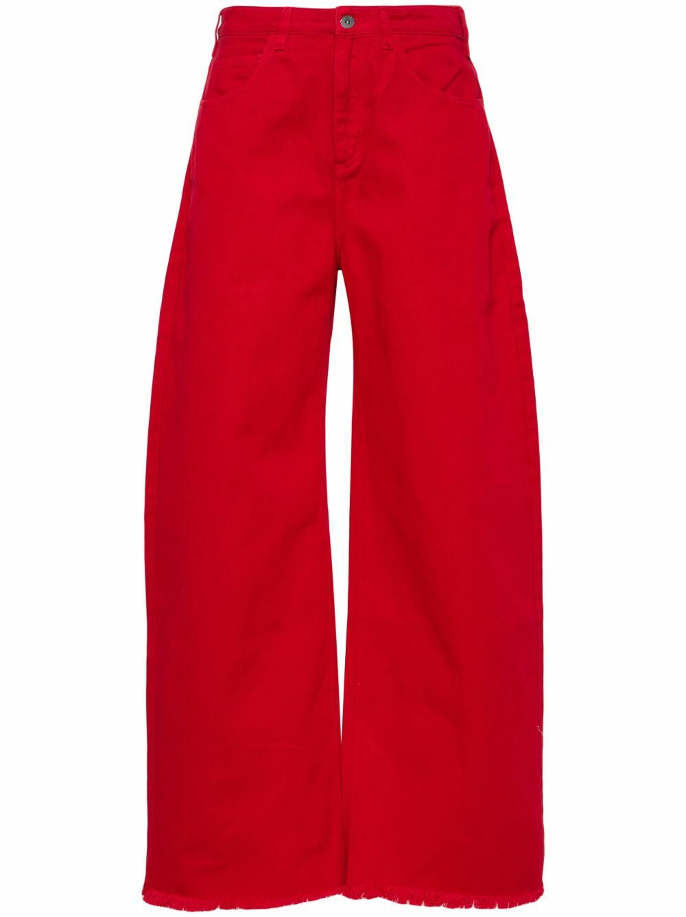 Marques'Almeida Red Wide-Leg Jeans
