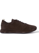 OFFICINE CREATIVE - Race Suede Sneakers - Brown