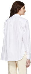 Victoria Beckham White Organic Cotton Shirt