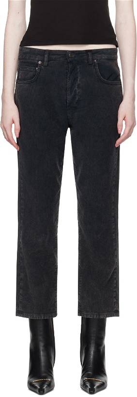 Photo: 6397 Black Washed Trousers