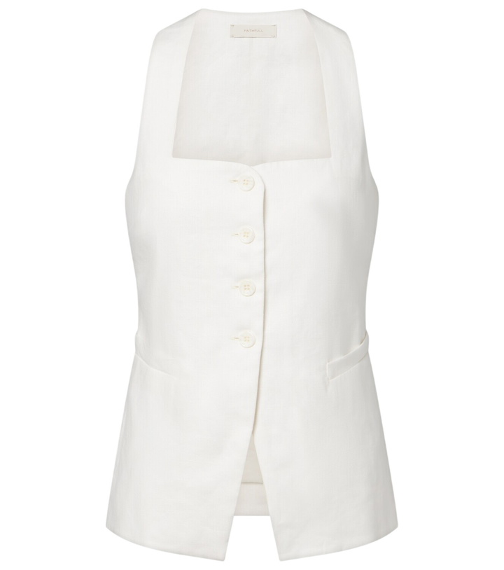 Photo: Faithfull Jackie linen vest