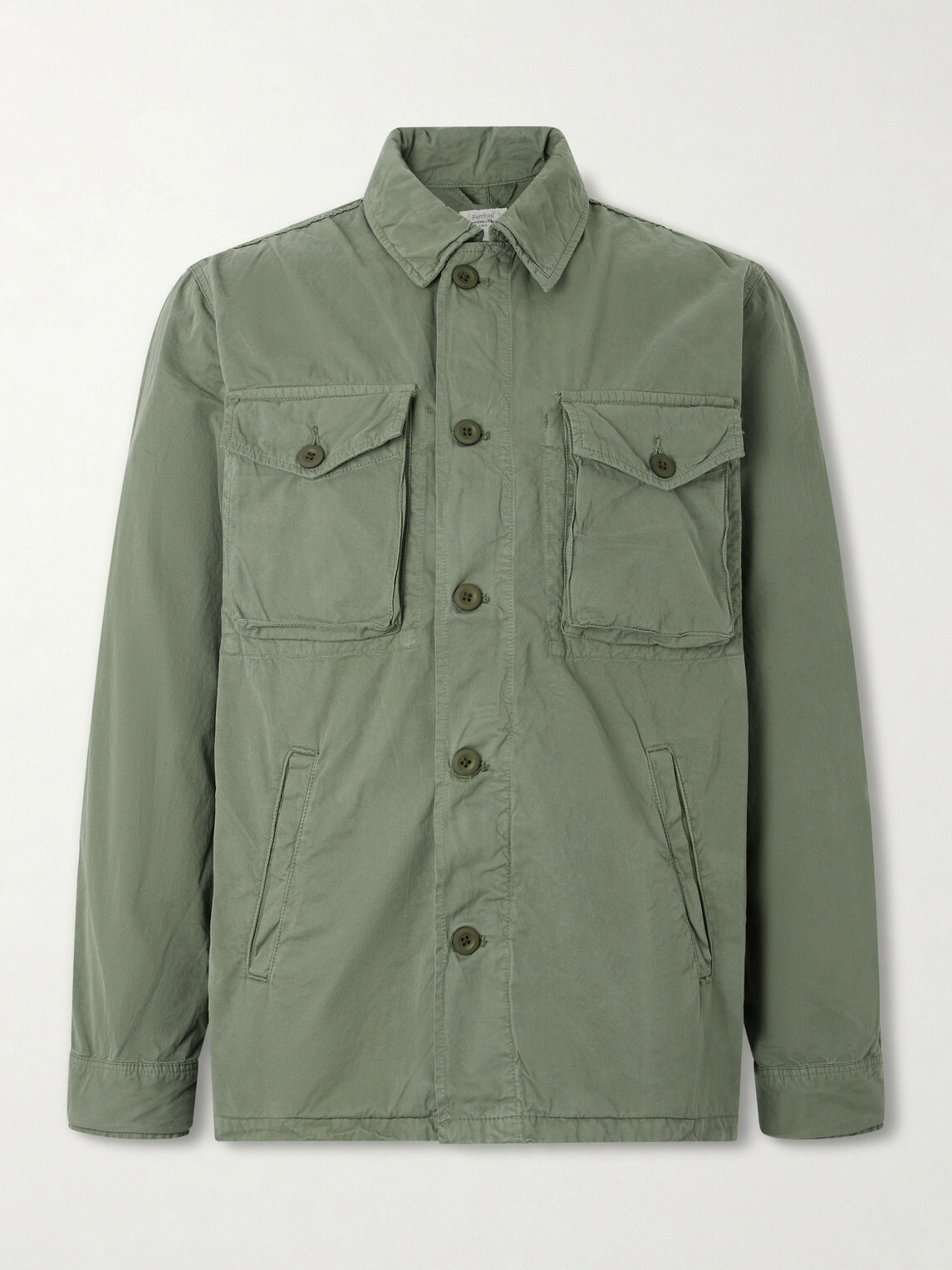Hartford - Jonah Cotton-Twill Blouson Jacket - Green
