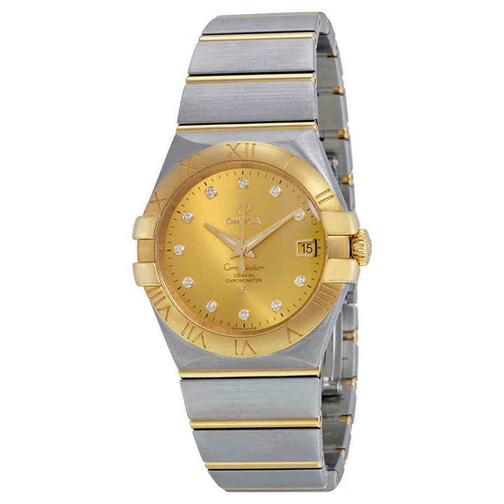 Photo: Omega Constellation Champagne Dial Unisex Watch 123.20.35.20.58.001