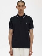 Fred Perry Polo Shirt Black   Mens