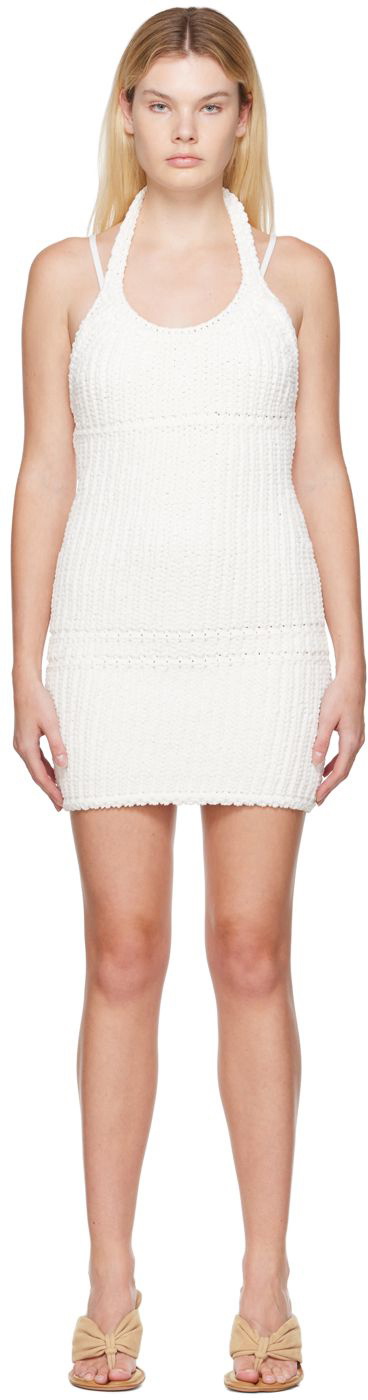 mini blue lace dress Consie Long Sleeve Mini Dress
