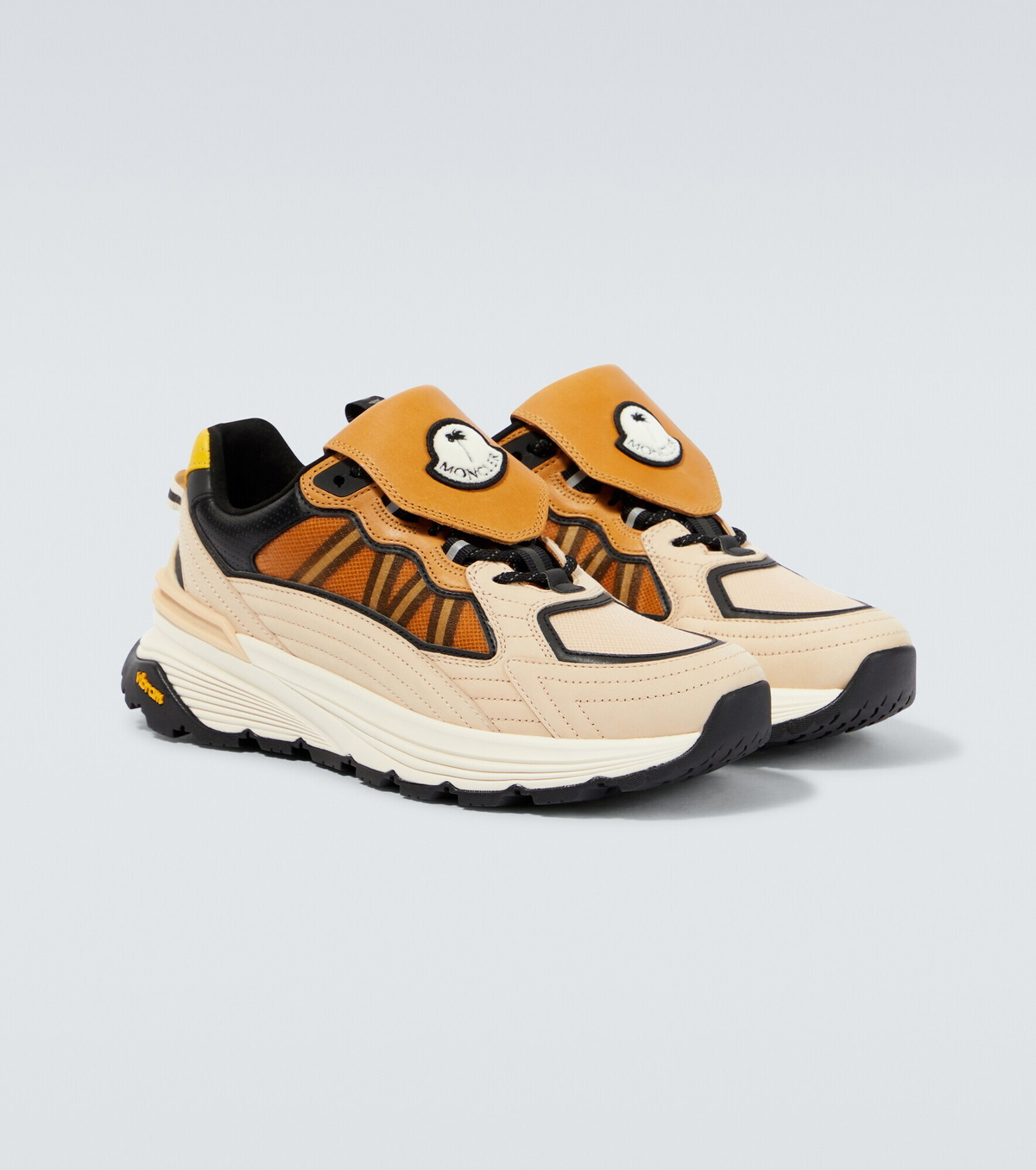 MONCLER × PALM ANGELS Palm Lite Runner Moncler Palm Lite Runner Low Top Sneakers - Brown – Kith