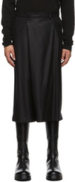 Julius Black Wool Saxony Skirt