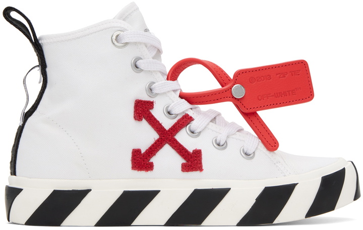 Photo: Off-White White Vulcanized Sneakers