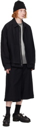 Juun.J Black Drawstring Shorts