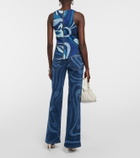 Pucci Printed denim top
