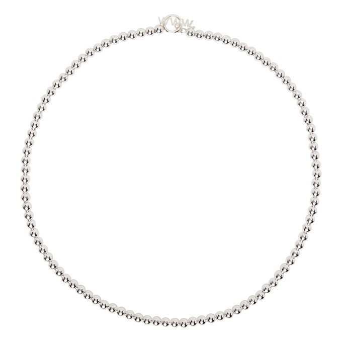 WWW.WILLSHOTT Silver Bead Necklace