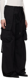 Ann Demeulemeester Black Fressa Cargo Pants