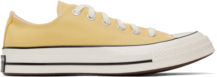 Photo: Converse Yellow Chuck 70 Low Top Sneakers