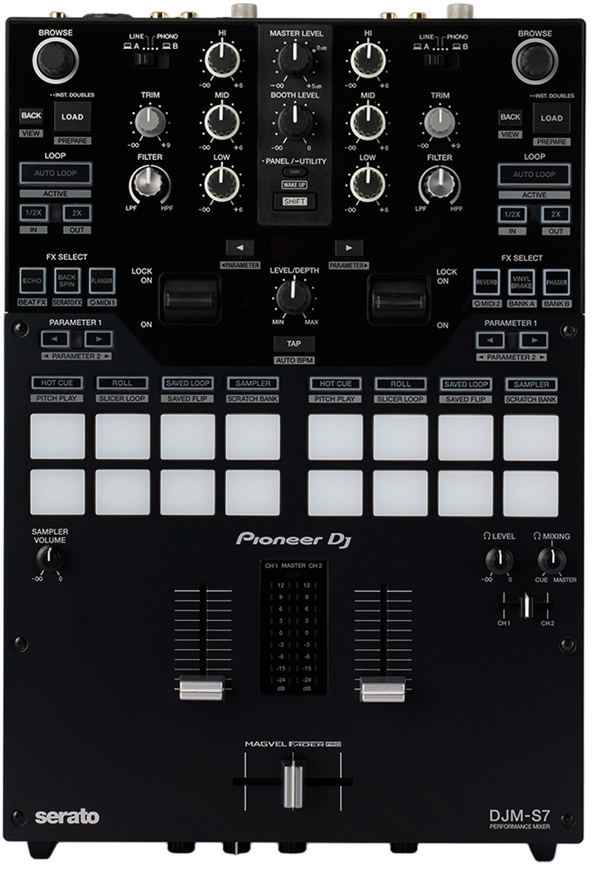 Pioneer DJ Black DJM-S7 DJ Mixer