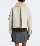 Sacai Wool blouson jacket