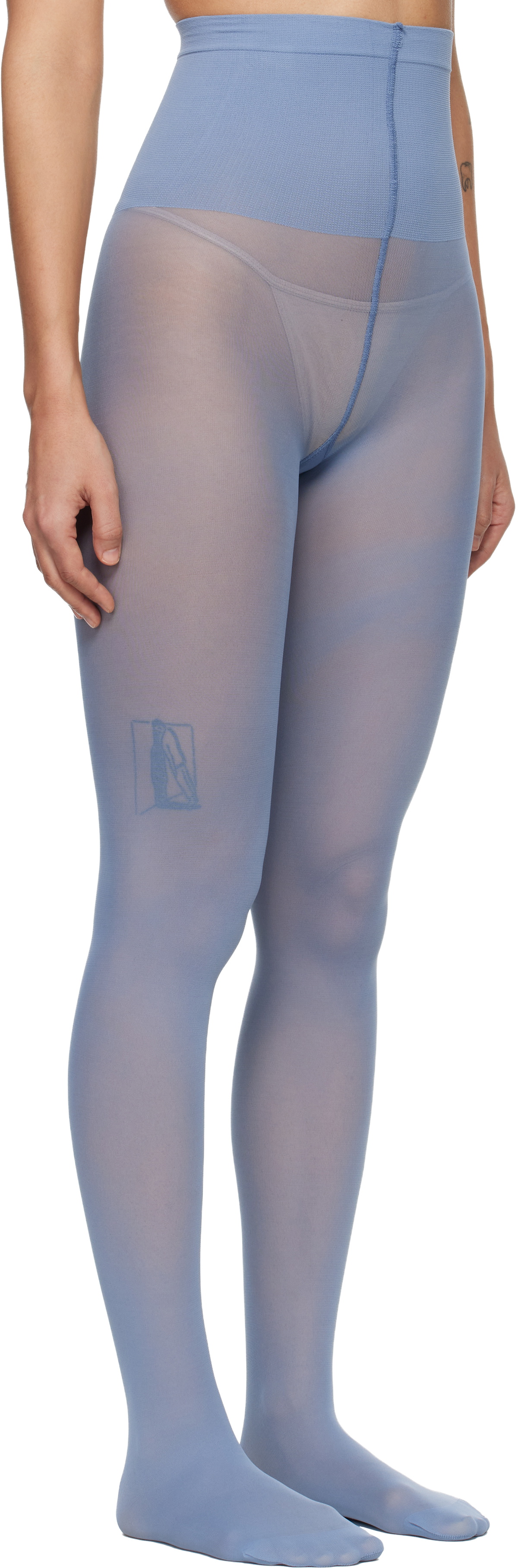 Swedish Stockings Blue Svea Premium Tights