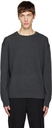 Theory Gray Lamar Sweater