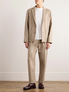 A.P.C. - Renato Straight-Leg Virgin Wool and Cotton-Blend Twill Suit Trousers - Neutrals