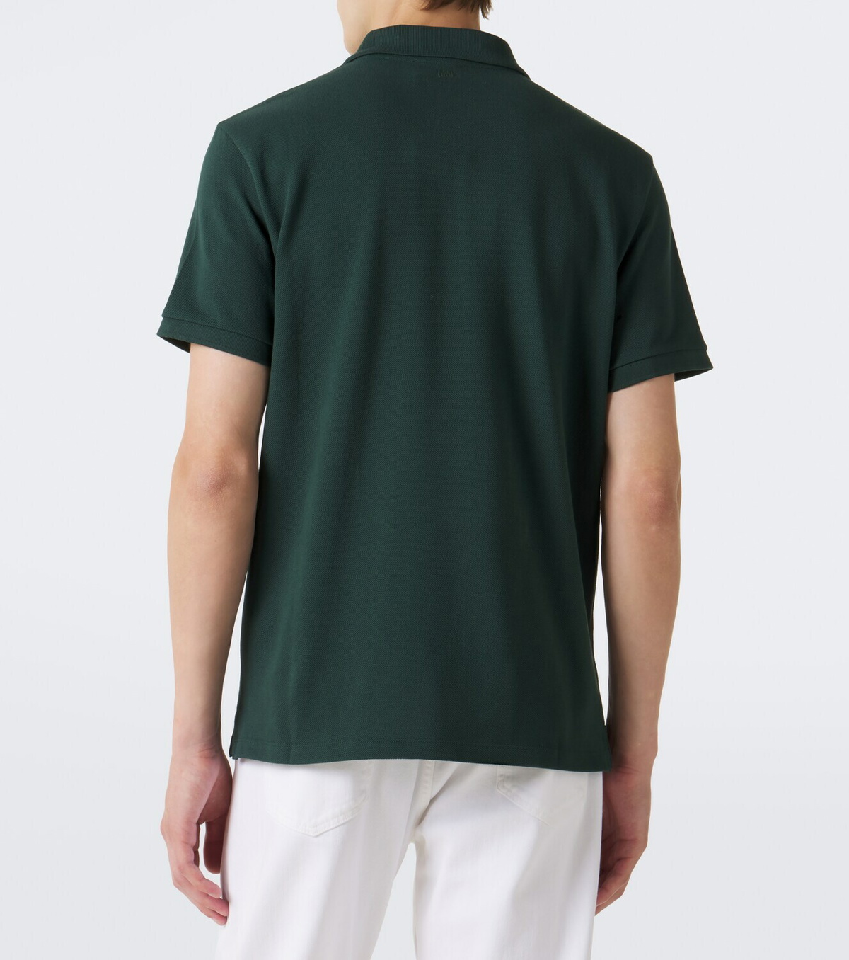 Ami Paris Ami De Cœur cotton piqué polo shirt