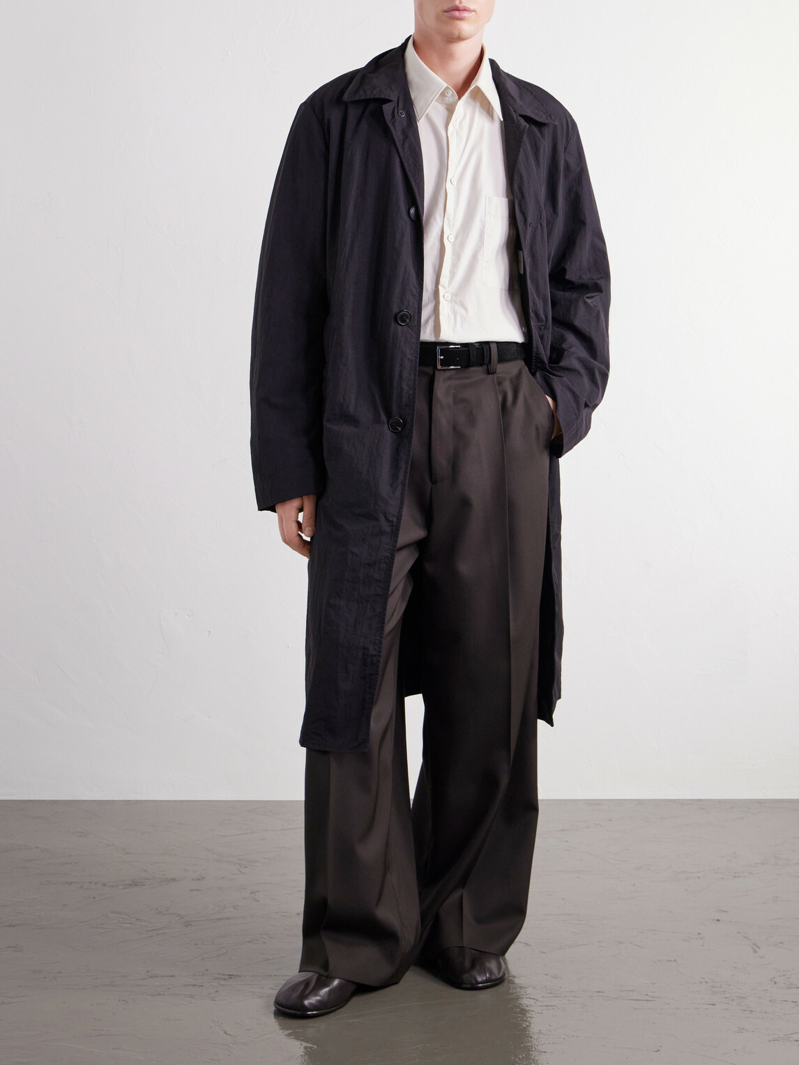 LEMAIRE - Cotton and Silk-Blend Shirt - Neutrals