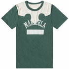 Maison Margiela Men's Western Logo T-Shirt in Green