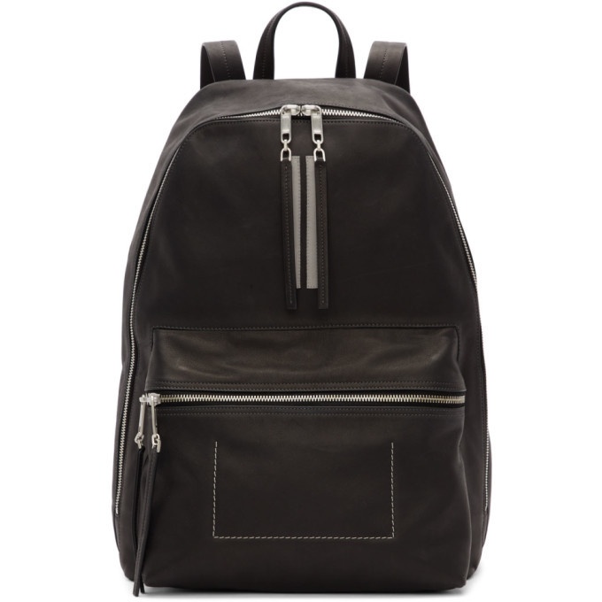 Photo: Rick Owens Black Leather Classic Backpack