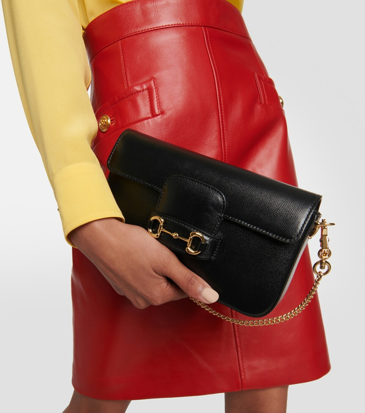 Gucci Horsebit 1955 leather clutch Gucci