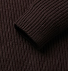 Maison Margiela - Ribbed Wool Sweater - Brown