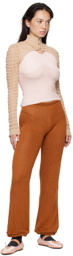 Isa Boulder Brown Isabella Straight Lounge Pants