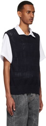 mfpen Navy Organic Cotton Vest