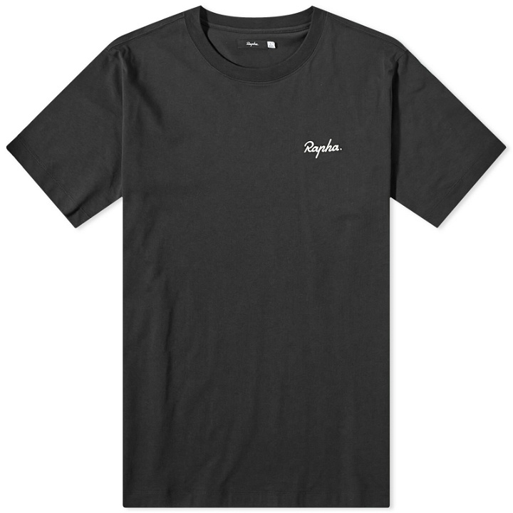Photo: Rapha Men's Logo T-Shirt in Black/White