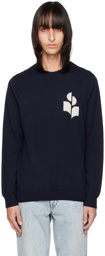 Isabel Marant Navy Intarsia Sweater