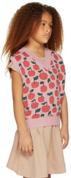Jellymallow Kids Pink Apple Vest