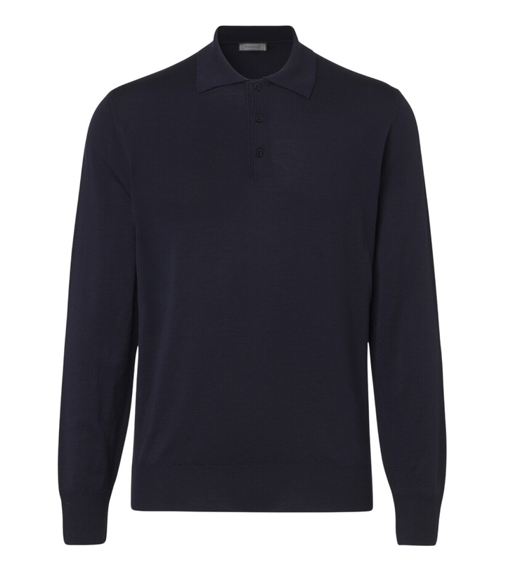 Photo: Canali Wool polo shirt