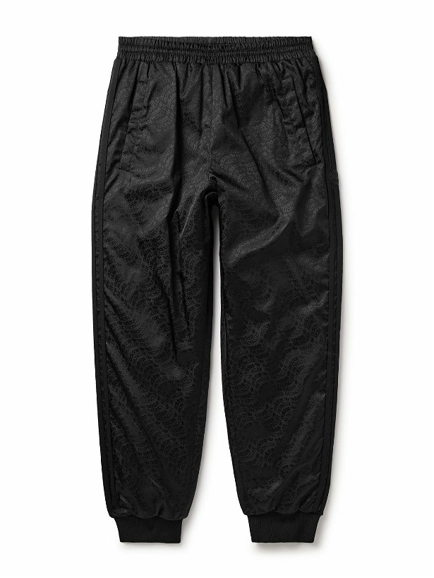 Photo: Moncler Genius - adidas Originals Straight-Leg Reversible Logo-Jacquard Shell Down Sweatpants - Black