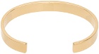MM6 Maison Margiela Gold Numeric Minimal Signature Bracelet
