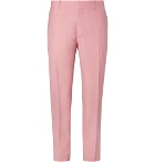 Alexander McQueen - Pink Slim-Fit Wool and Mohair-Blend Suit Trousers - Men - Pink