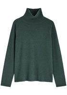 Eileen Fisher Turtleneck Cashmere Jumper Dark Blue