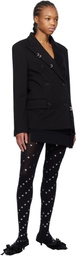 We11done Black Belt-Detail Mini Skirt
