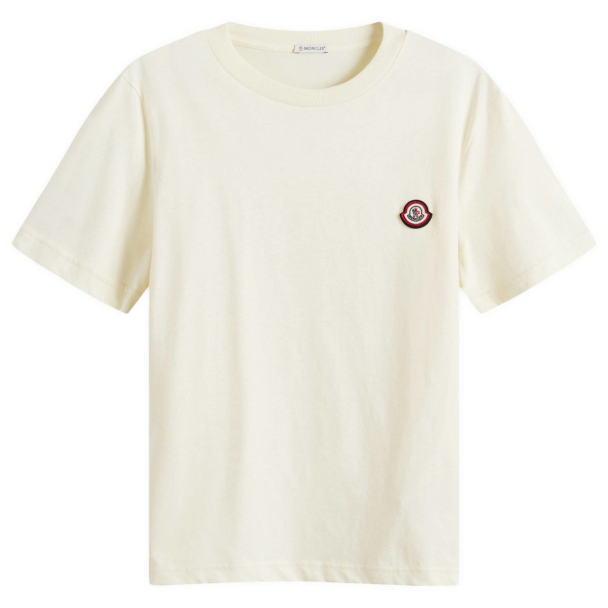 Moncler Men's Cotton Logo T-Shirt in White