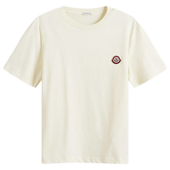 Photo: Moncler Men's Cotton Logo T-Shirt in White