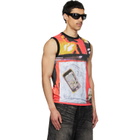 Diesel Red & Black T-Hessa Tank Top